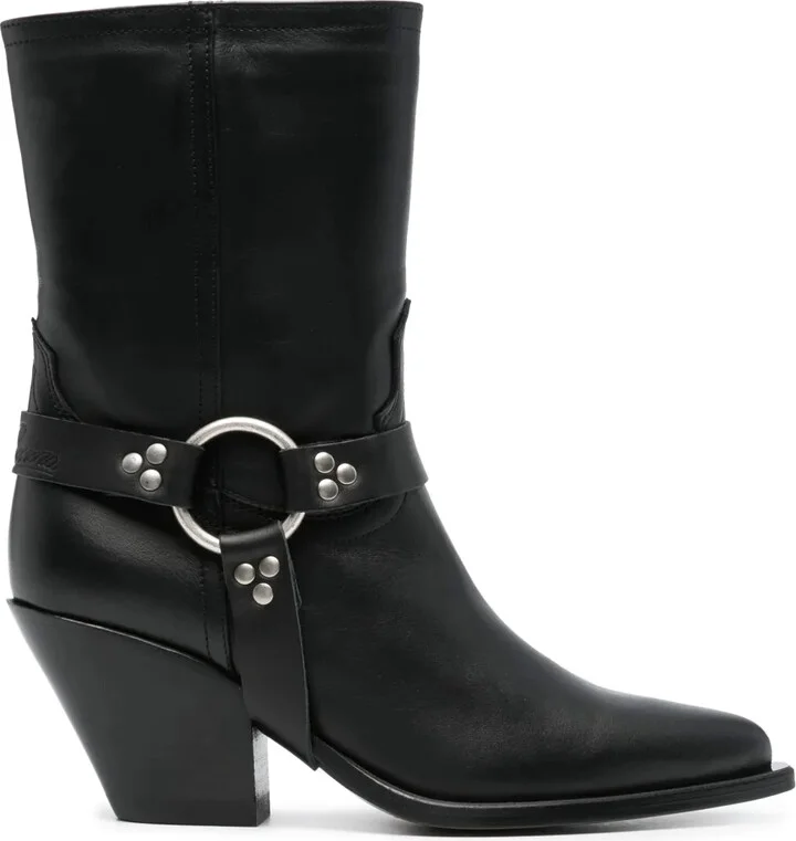 70mm Leather Boots