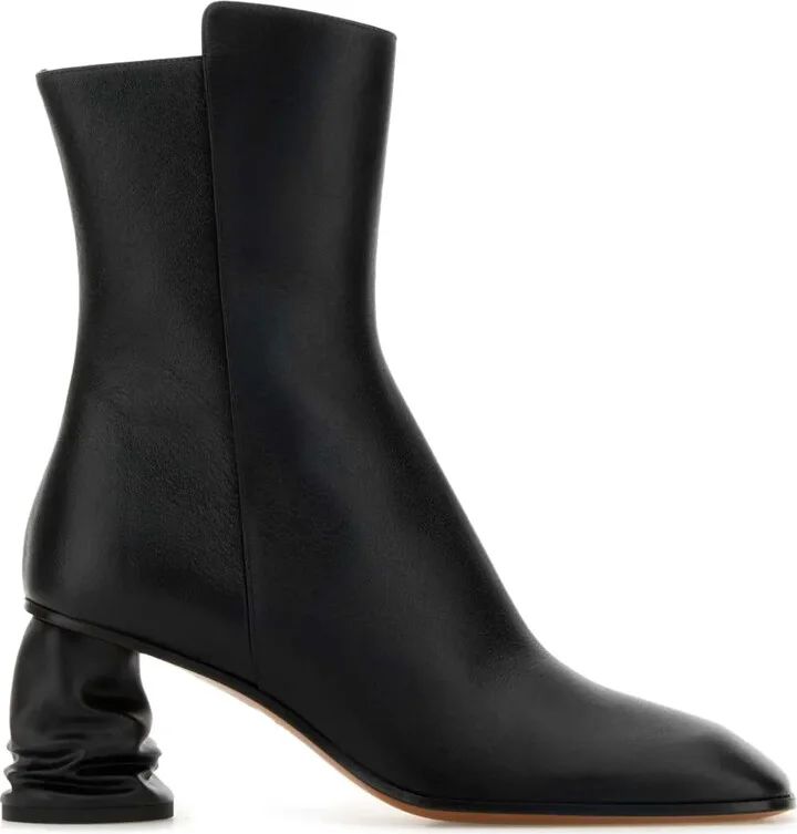 70mm Leather Boots