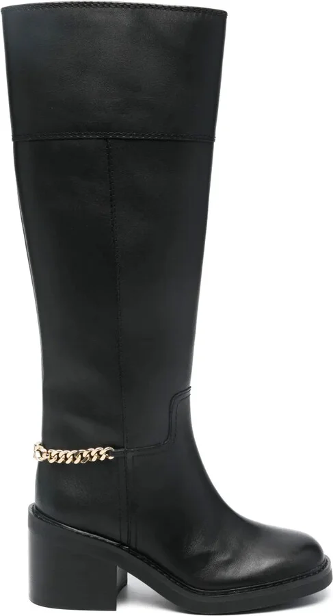 70mm Leather Boots