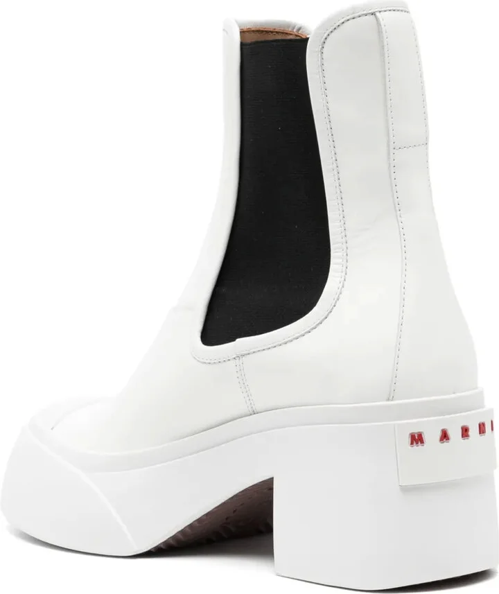 70mm leather Chelsea boots - Image 3
