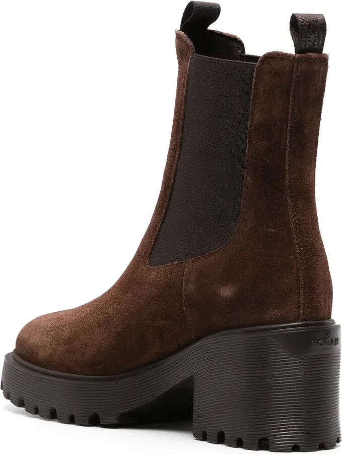 70mm leather Chelsea boots - Image 3