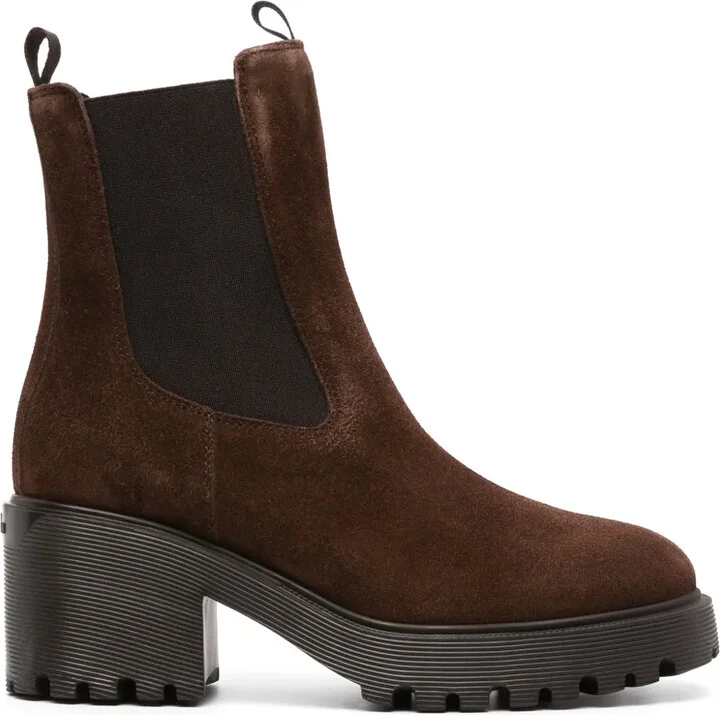 70mm leather Chelsea boots