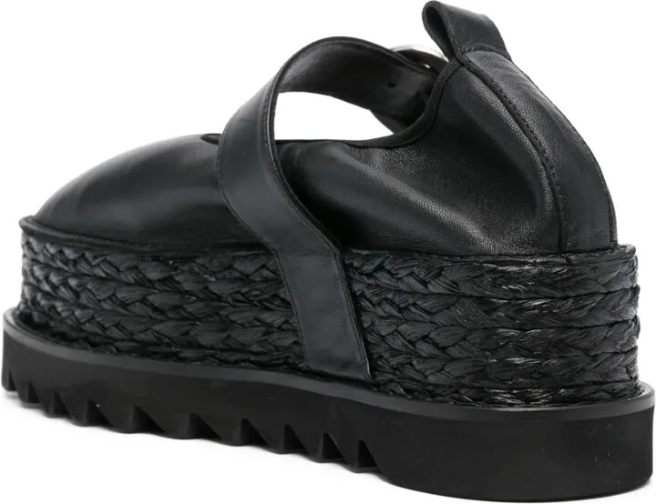 70mm Leather Espadrilles - Image 3