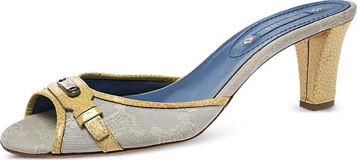 70mm Leather Heeled Sandals - Image 2