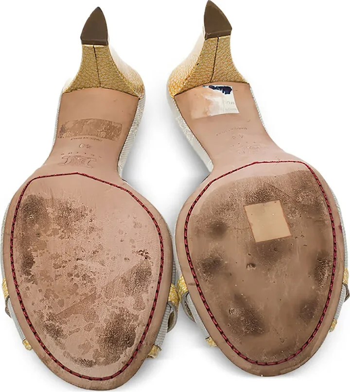 70mm Leather Heeled Sandals - Image 5