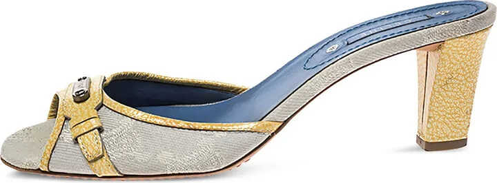70mm Leather Heeled Sandals