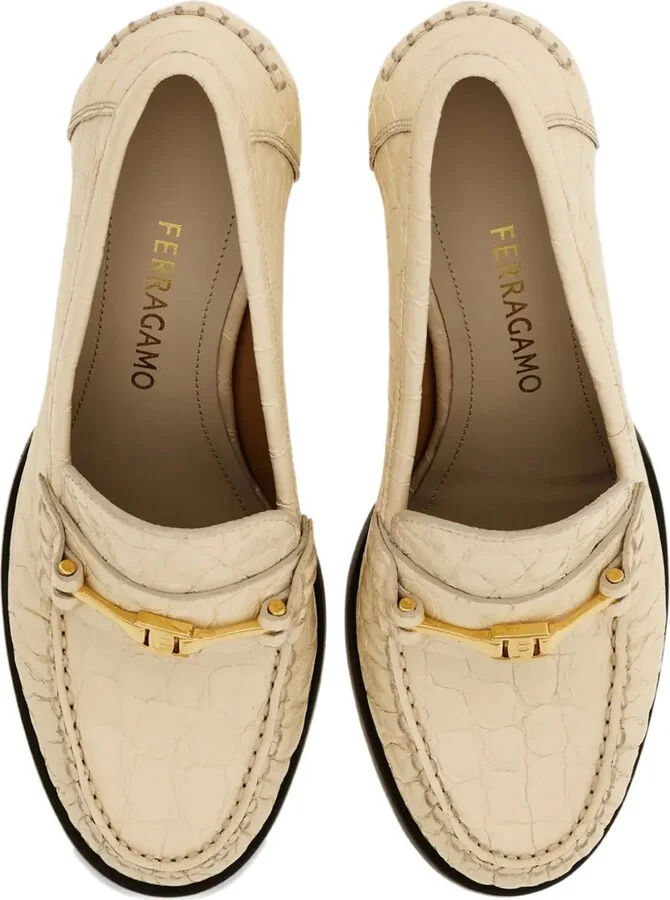 70mm Leather Loafers - Image 4