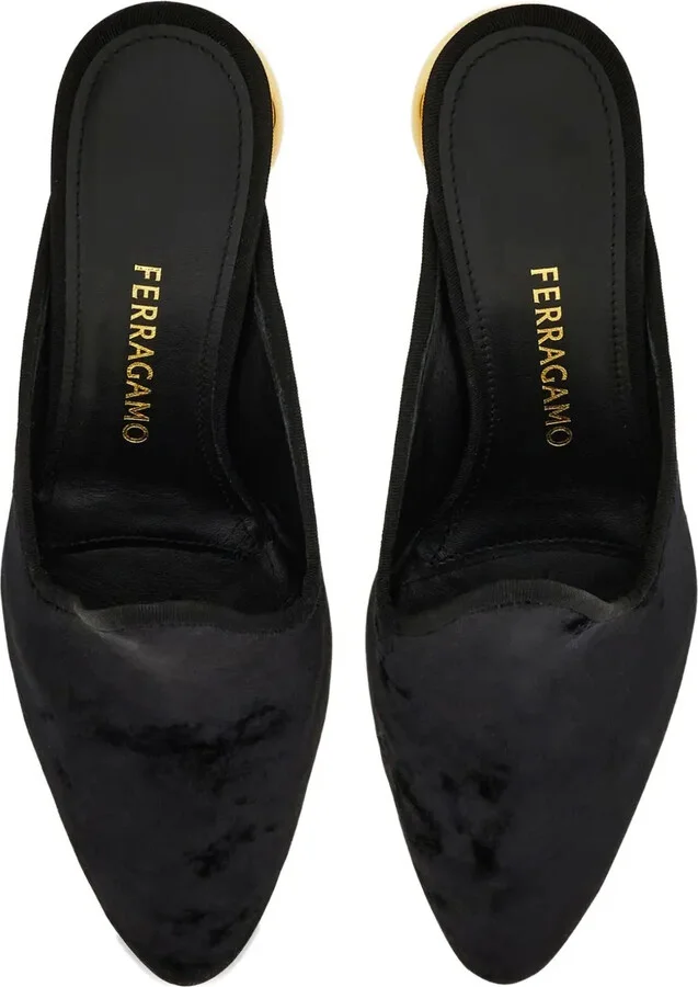 70mm Leather Mules - Image 4