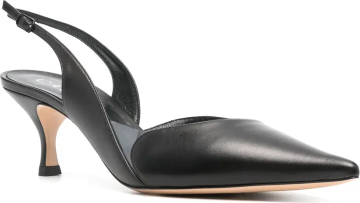 70mm Leather Pumps - Image 2