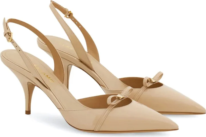 70mm Leather Pumps - Image 2