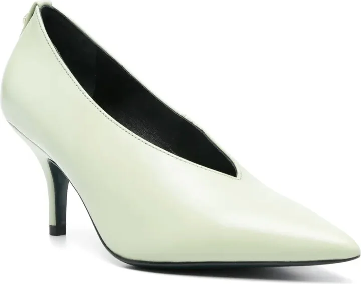 70mm Leather Pumps - Image 2