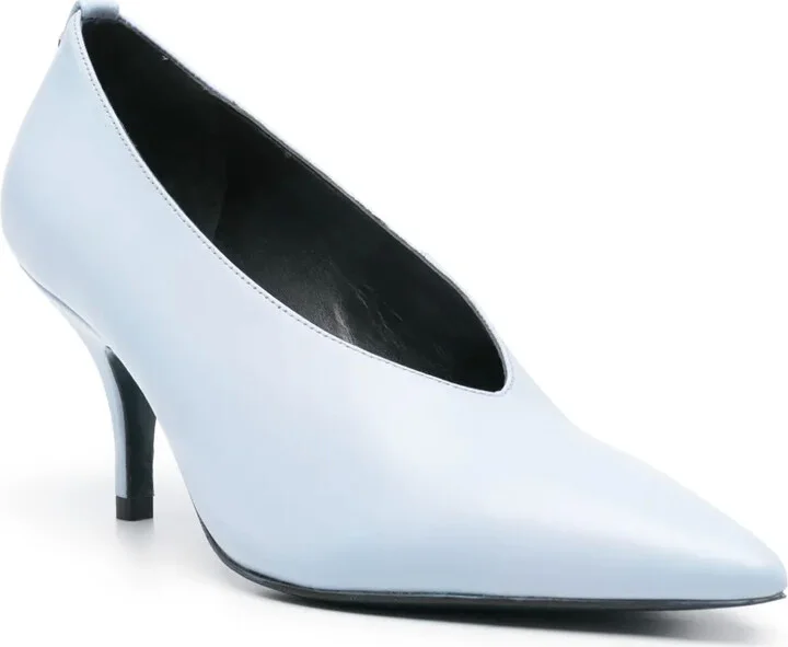 70mm Leather Pumps - Image 2