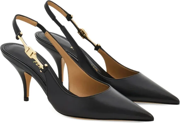 70mm Leather Pumps - Image 2