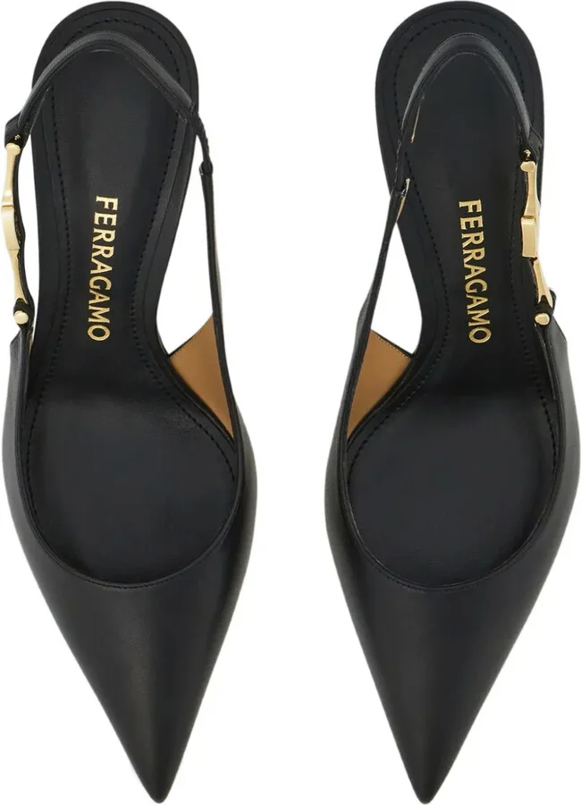 70mm Leather Pumps - Image 4