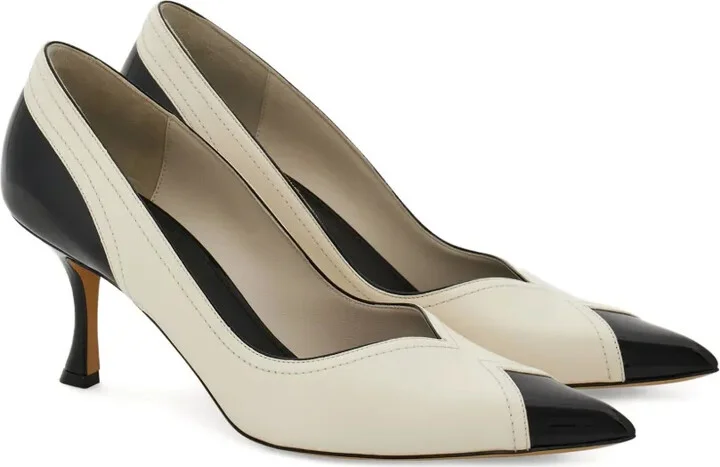 70mm Leather Pumps - Image 2