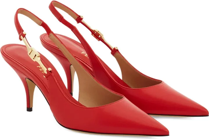 70mm Leather Pumps - Image 2