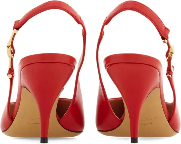 70mm Leather Pumps - Image 3