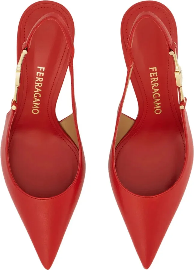 70mm Leather Pumps - Image 4