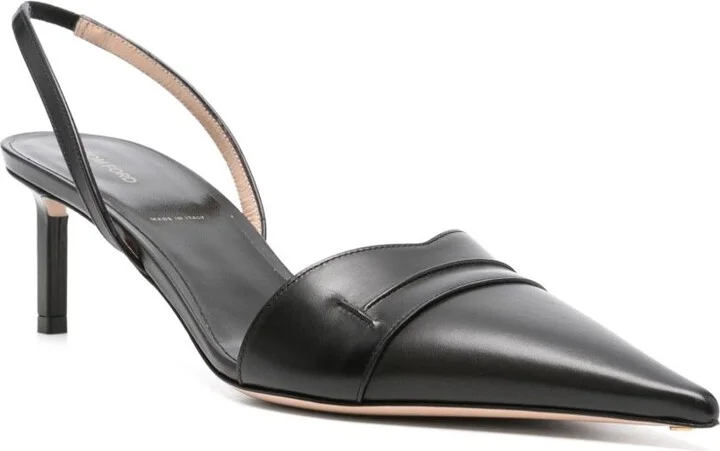70mm Leather Pumps - Image 2