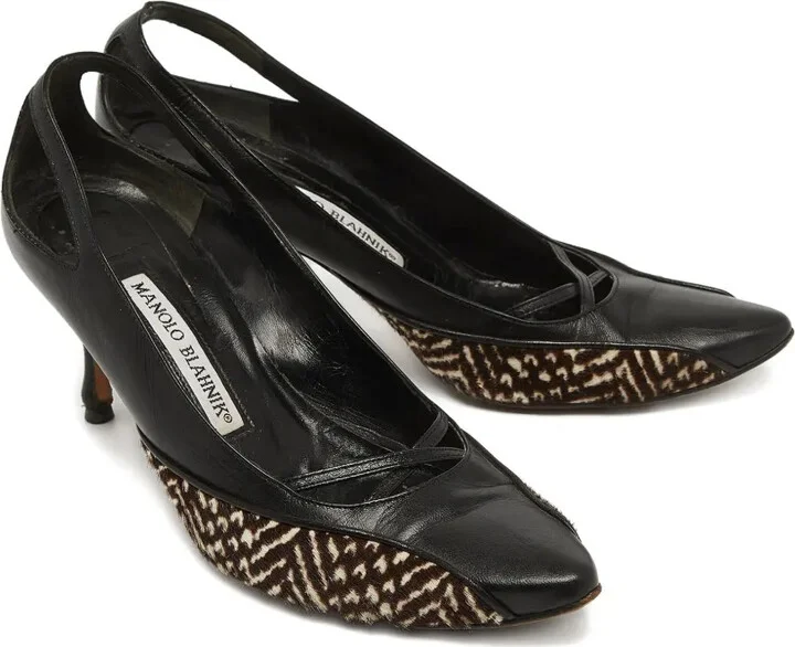 70mm Leather Pumps - Image 2