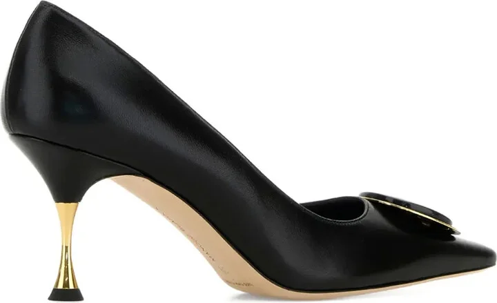 70mm Leather Pumps - Image 3