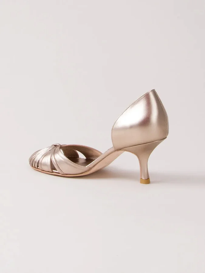 70mm Leather Pumps - Image 3