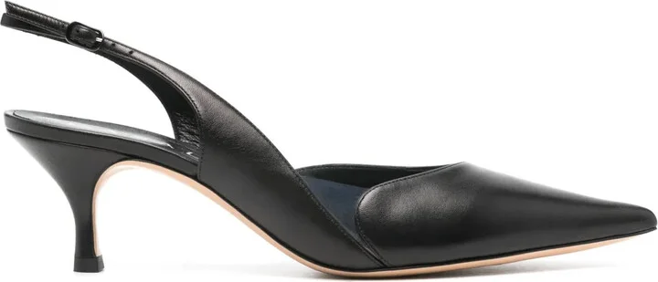70mm Leather Pumps
