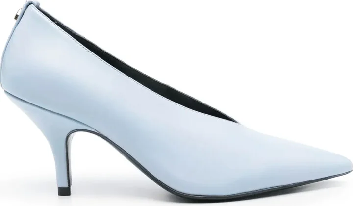 70mm Leather Pumps