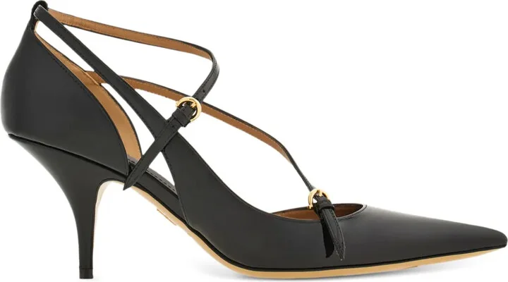 70mm Leather Pumps