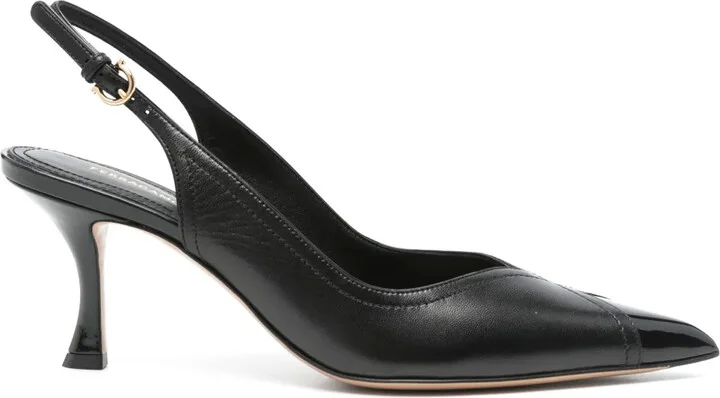 70mm Leather Pumps