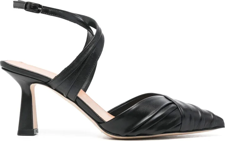 70mm Leather Pumps