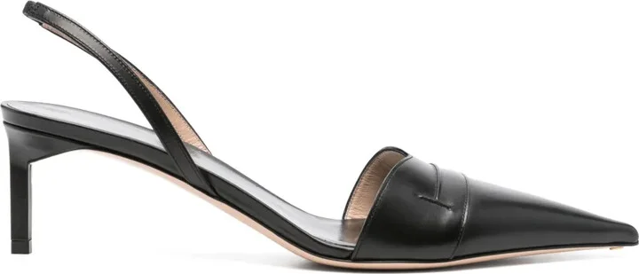 70mm Leather Pumps