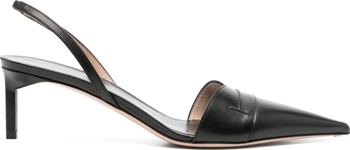 70mm Leather Pumps