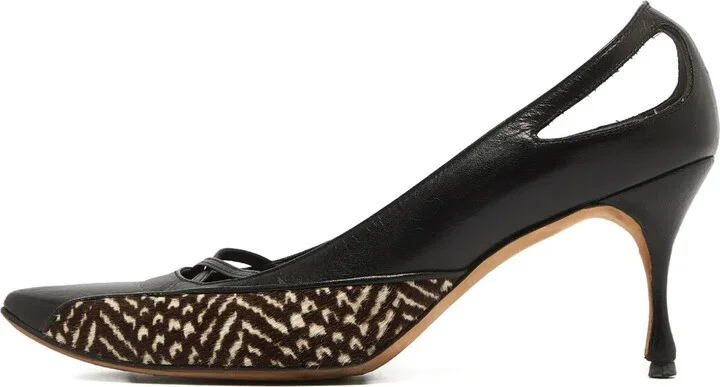70mm Leather Pumps