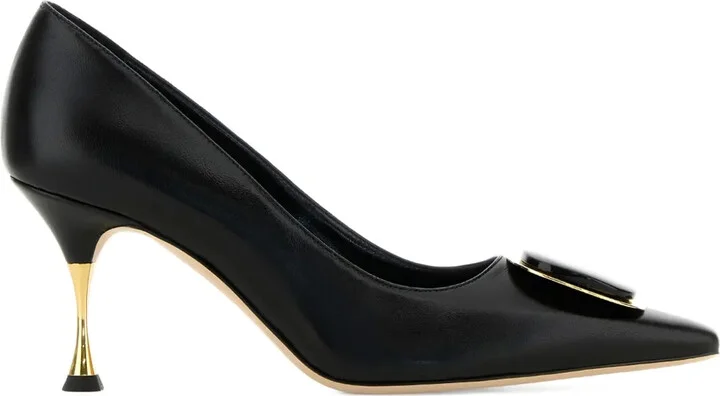 70mm Leather Pumps