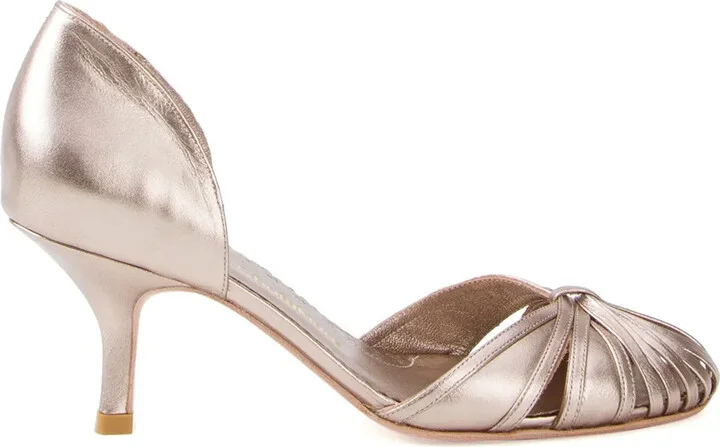 70mm Leather Pumps