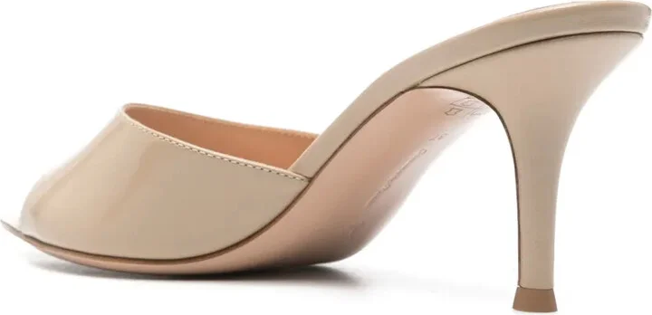 70mm Leather Sandals - Image 3