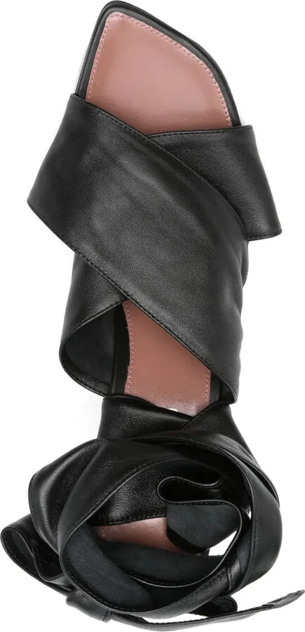 70mm Leather Sandals - Image 4