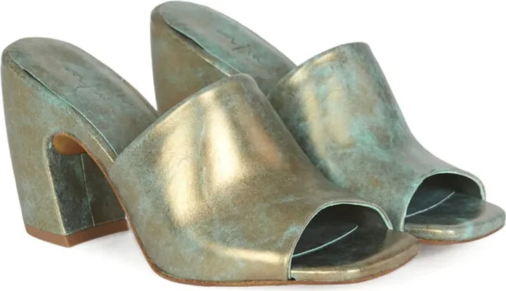 70mm Leather Sandals - Image 2