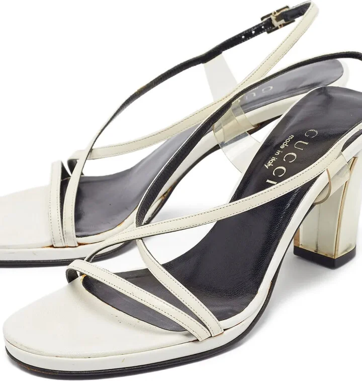 70mm Leather Sandals - Image 4