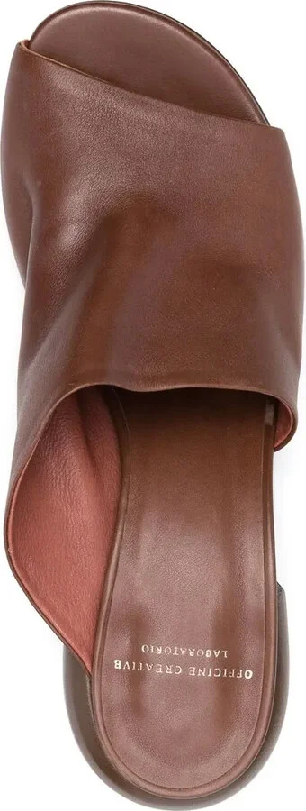 70mm Leather Sandals - Image 4