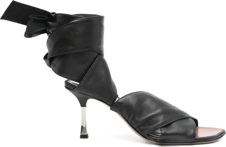 70mm Leather Sandals