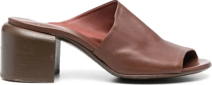 70mm Leather Sandals