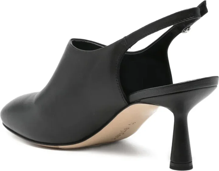 70mm Leather Slingback Pumps - Image 3