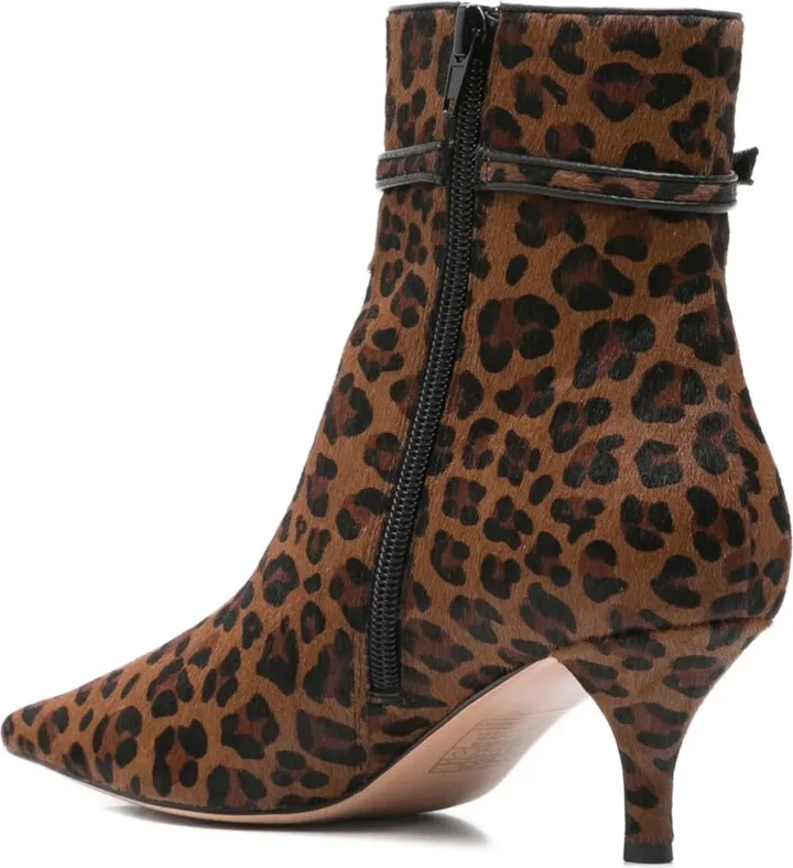 70mm Leopard-Print Boots - Image 3
