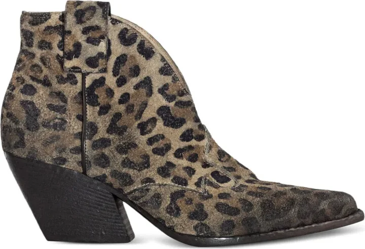 70mm Leopard-Print Cowboy Boots