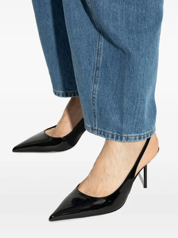 70mm Lidia slingback pointed-toe pumps - Image 5