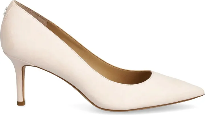 70mm Logo-Lettering Suede Pumps