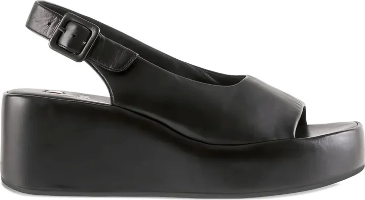 70mm Loulou slingback platform sandals
