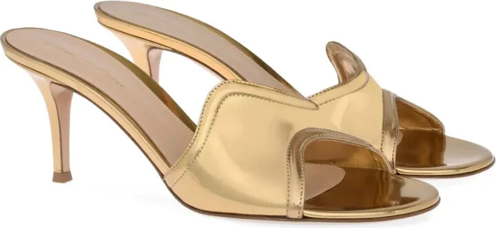 70mm Lucrezia metallic-effect sandals - Image 2